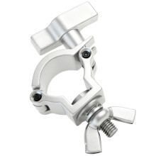 Universal Theater Light Mounting Clamp 25 30mm-Silver T Mother