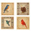 Ready To Stitching Bird Designs Set Print Fabric Detailed-D 2