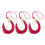 Rayon Graduation Tassels 2026 Year Identifier Easy-Red 1