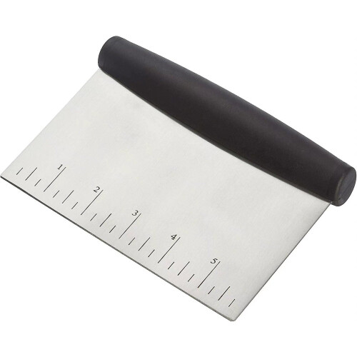 (As show, One size) Stainless steel baker's dough cutter