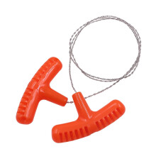 Stainless Steel Chain Saw Emergency Rope Saw for Outdoors Survival Rope Saw Camping Gear Bushcraft Survival Tool