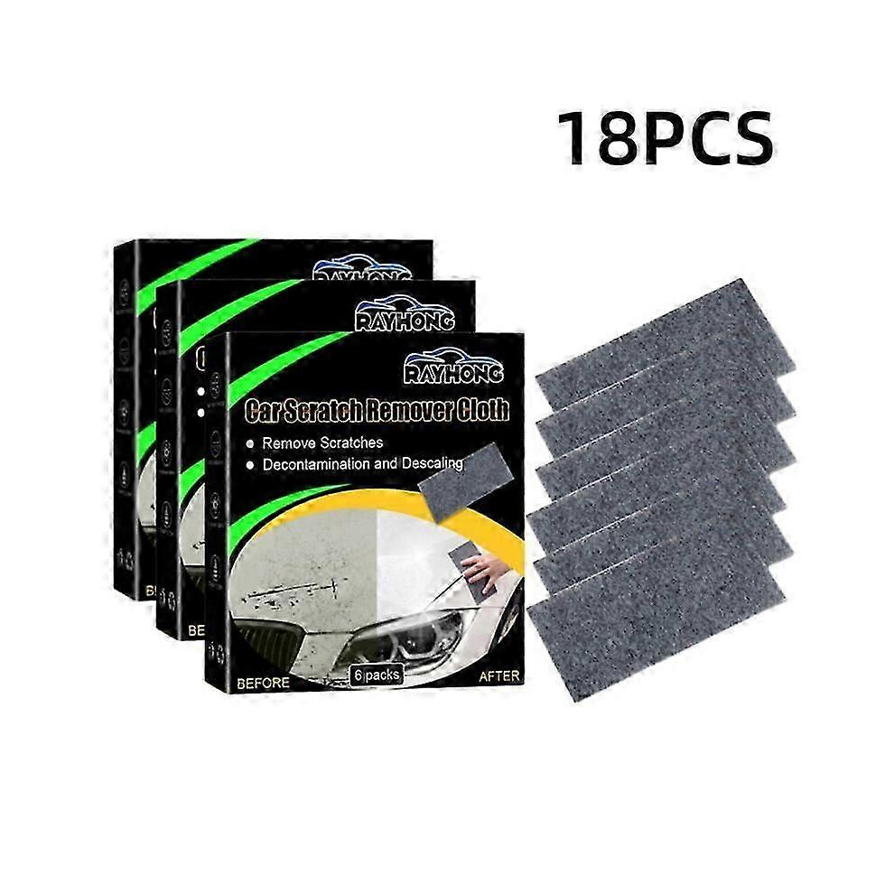 Kikidex (18Pcs, 18Pcs) Nano Sparkle Cloth For Car Scratches Easily Repair Paint Scratches,Removal Cloth For Cars Paint Water Spots And Surface Polishing