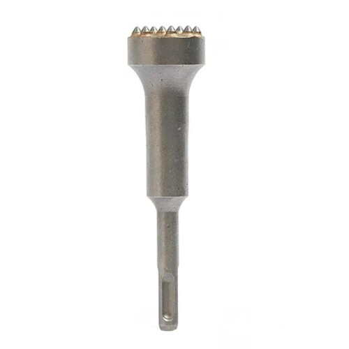 Round Handle SDS Plus Bushing Tool For Concrete Stone Brick Walls 12 Teeth Hammer Chisel Drill Bit 10mm Shank