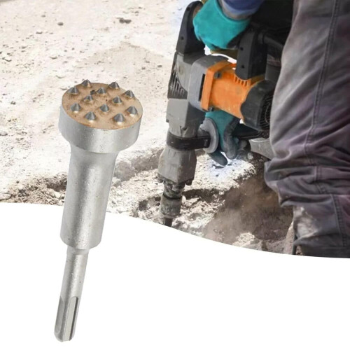 Round Handle SDS Plus Bushing Tool For Concrete Stone Brick Walls 12 Teeth Hammer Chisel Drill Bit 10mm Shank 2