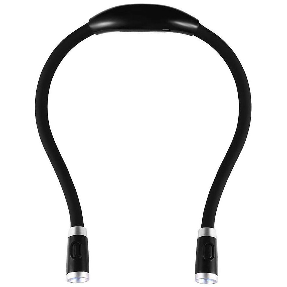 Kikidex (As Show, One Size) Rechargeable Reading Lamp Hands-Free Neck Night Lamp With 3 Adjustable Brightness Levels - Usb Cable Included [Energy Class A+++]