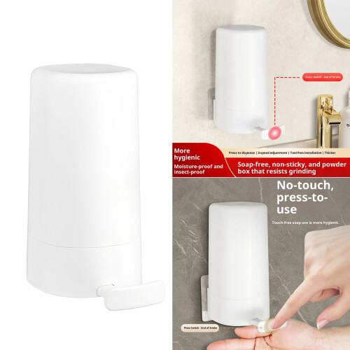Rustproof ABS Soap Grinding Box Wall Mounted Bathroom Accessory 1