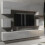 Creative Furniture Panorama Wall TV Unit - White & Grey Gloss Doors 3