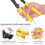 Thread Insertion Rivet Pliers Core-Pulling Hand Tool For Car Repair DIY Rivet Tool Yellow And Black 2