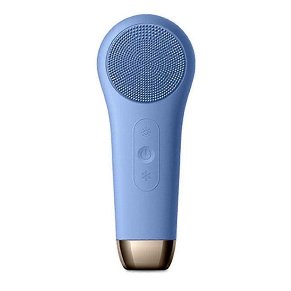 Kikidex (As Show, One Size) Facial Cleansing Brush Scrub Brush Rechargeable Facial Electric Silicone Cleansing Brush For Men An