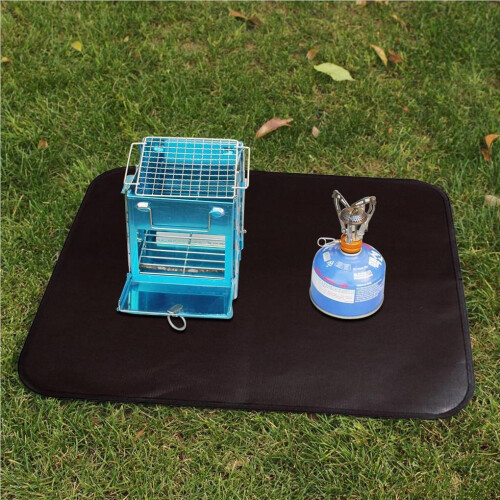 Outdoor Fire Pit Mat Deck Patio Fireproof Pad Burning Insulation Mats 2