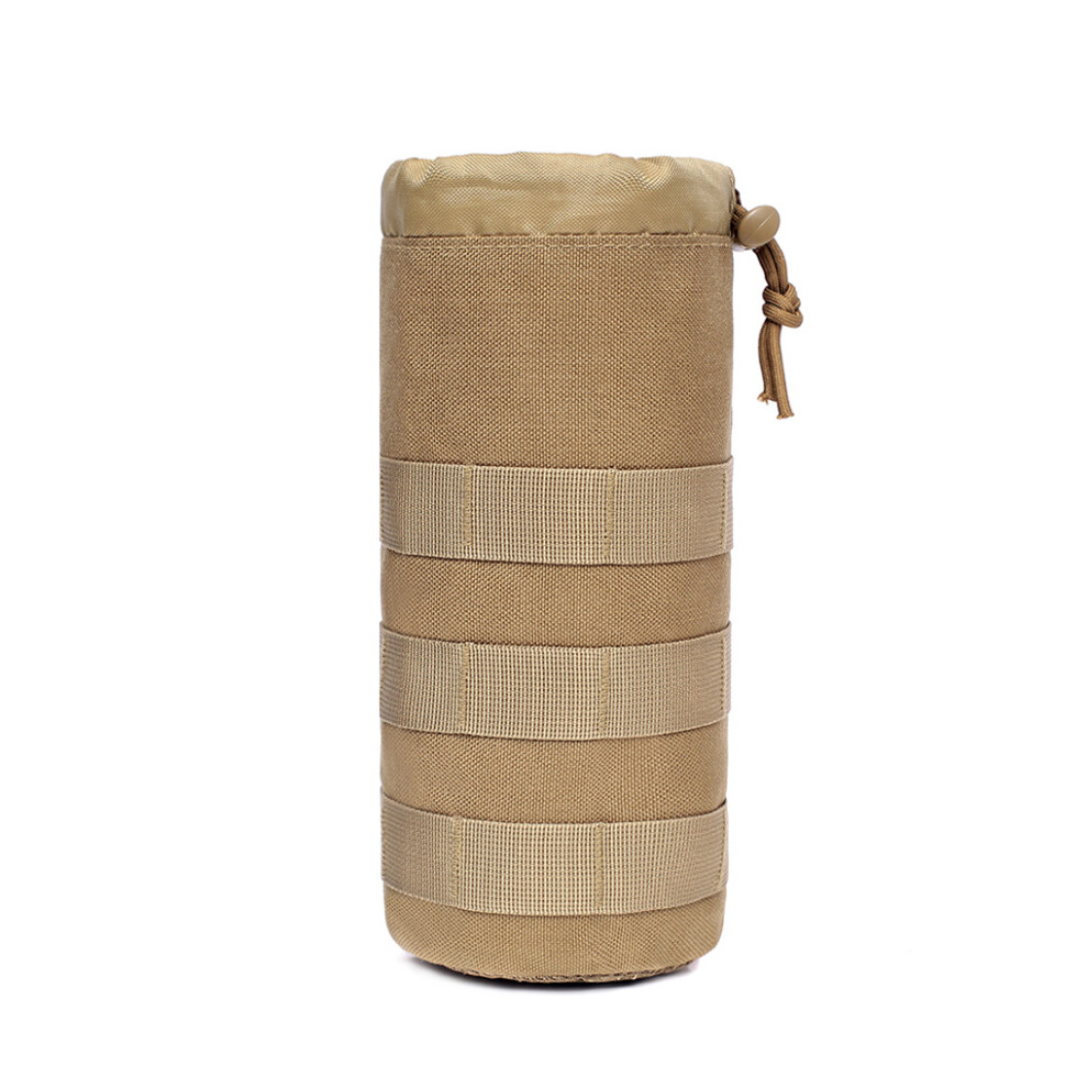 (Mud Color) Water Bottle Bag Pouch Mesh Hole Bottom Kettle Holder Carrier Travel-image-OPC-PMRCSCM-NEW