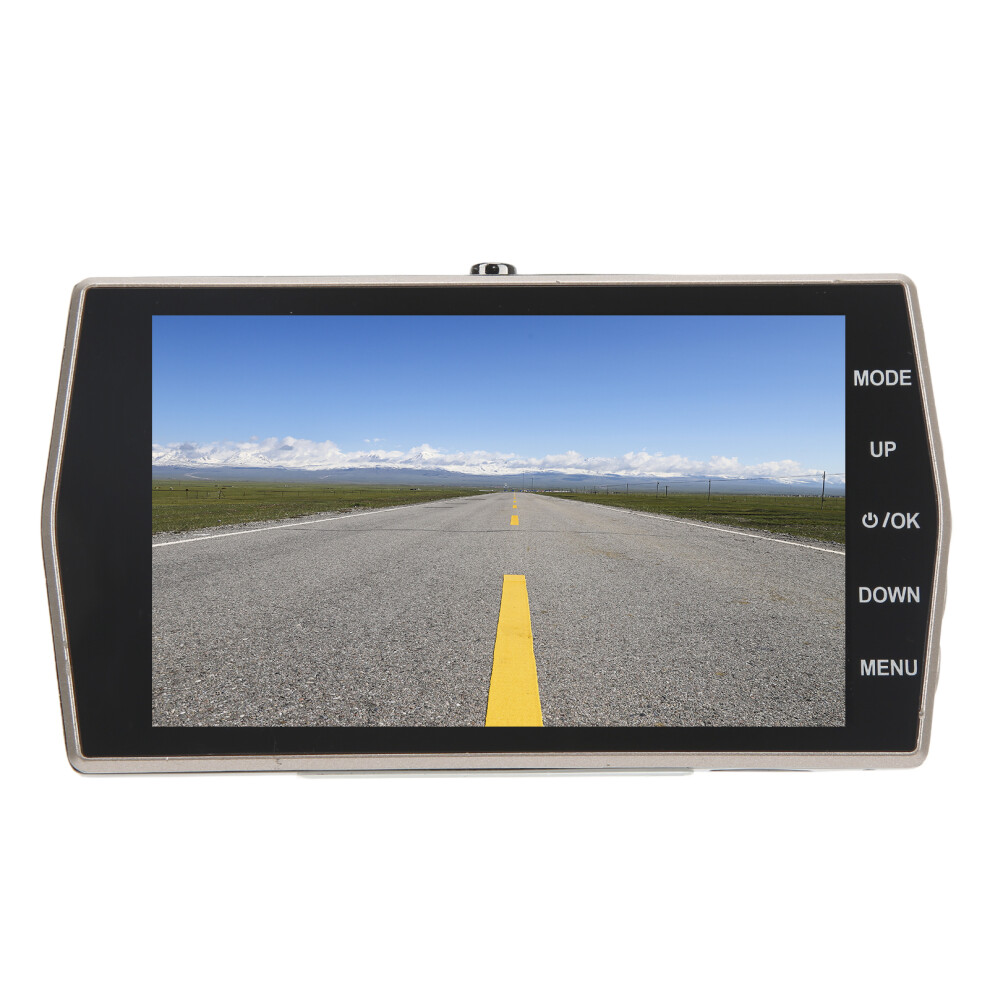 Car Dvr 4In Ips Screen 170 Dual Lens 1080P Black 8401358033436