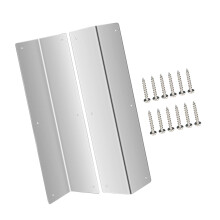 2 Stück robuste Metall-Eckenschützer für den-Edelstahl