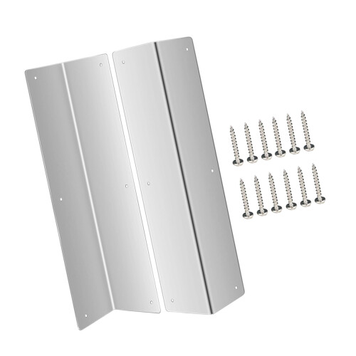 2 Stück robuste Metall-Eckenschützer für den-Edelstahl