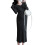 Umstandsmode für den Winter, weiches Pulloverkleid,-Schwarz M 1