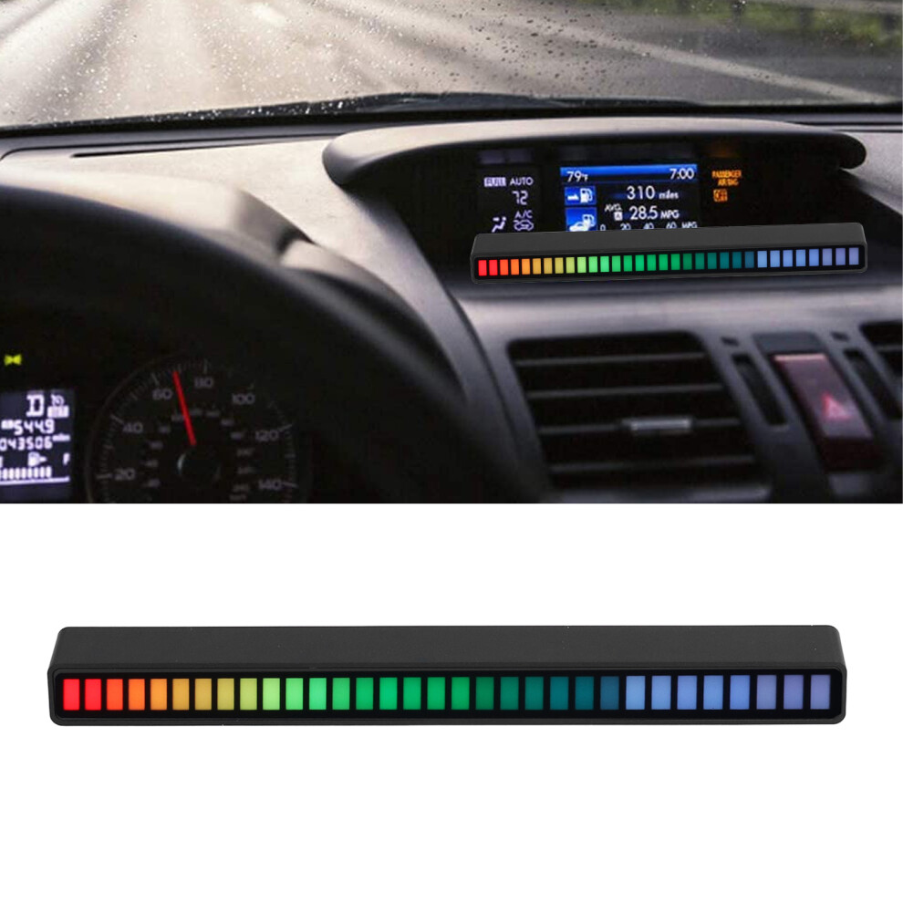 Rgb Usb Bar Voice Control For Car Home Studio Ambient Ing Light/Black 7901358033838