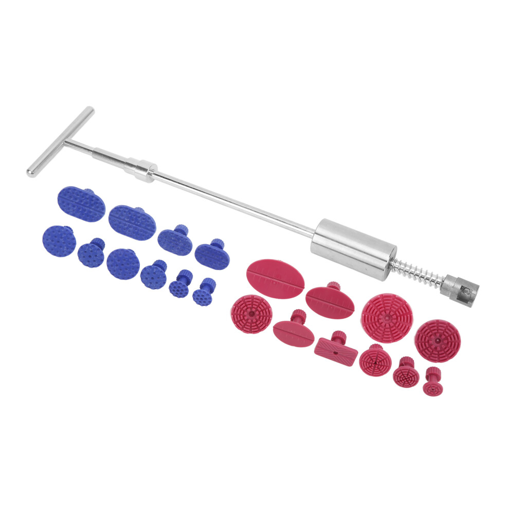 Universal Car Dent Repair Kit T Bar Puller Silver 20pcs Gasket-image-OPC-PMRD276-NEW