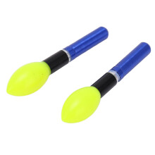 2 Stück LED leuchtende Angelkugeln Driftbobber Nachtblau, CR322 Batterien