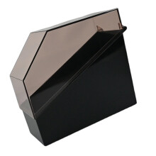 Lot de 2 boîtes de rangement en papier-Boîte à filtre carrée Bl