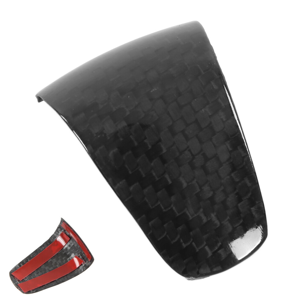 Carbon Fiber Shift Knob Cover For Ford Edge 2015-2018 Replacement 9371358034087