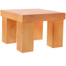 1 Pezzo Simplicity Panca In Legno Per Fotografia Sgabello Decorativo