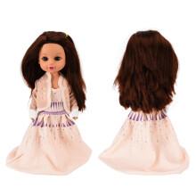 Kinder 14 Zoll Babypuppe mit Retro-Kleid Mädchen Humanoid-Spielzeug Geschenk für Kinder