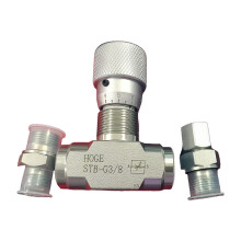 3/8 inch verstelbare hydraulische debietregeling tweewegkleppen