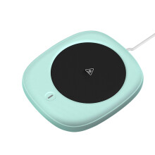 Roestvrijstalen compatibele USB-verwarmde mokpad met 2-Blauw