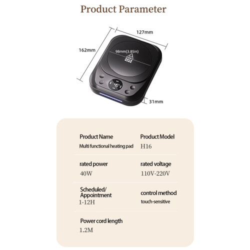 Snelle verwarming Drank Tostier 75C Capaciteit 100C-Bruin 2