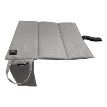 Plooibare USB-stoelkachel 3 warmteklassen Ergonomisch-mat grijs