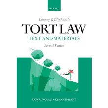 Lunney amp Oliphants Tort Law by Oliphant Ken Head of School and Profe