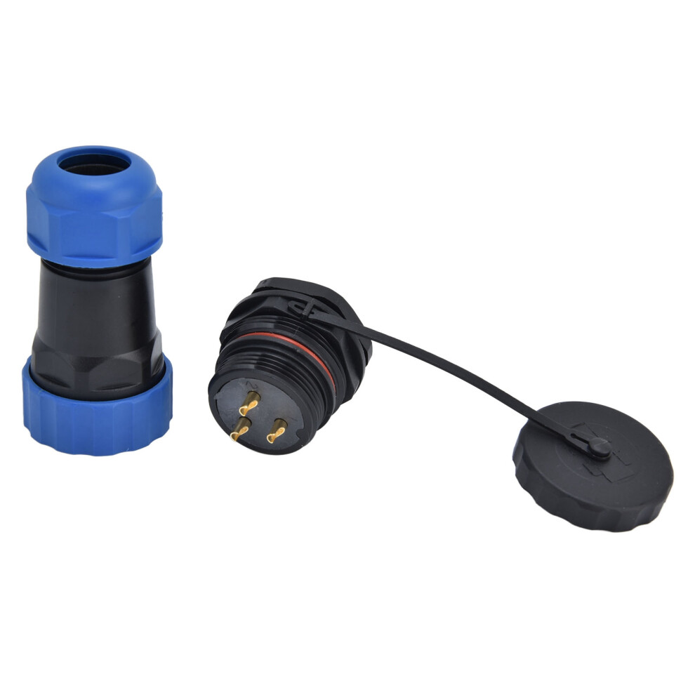 Ip68 Waterproof Aviation Plug Socket 380V 25A 3-Pin 4681358036314