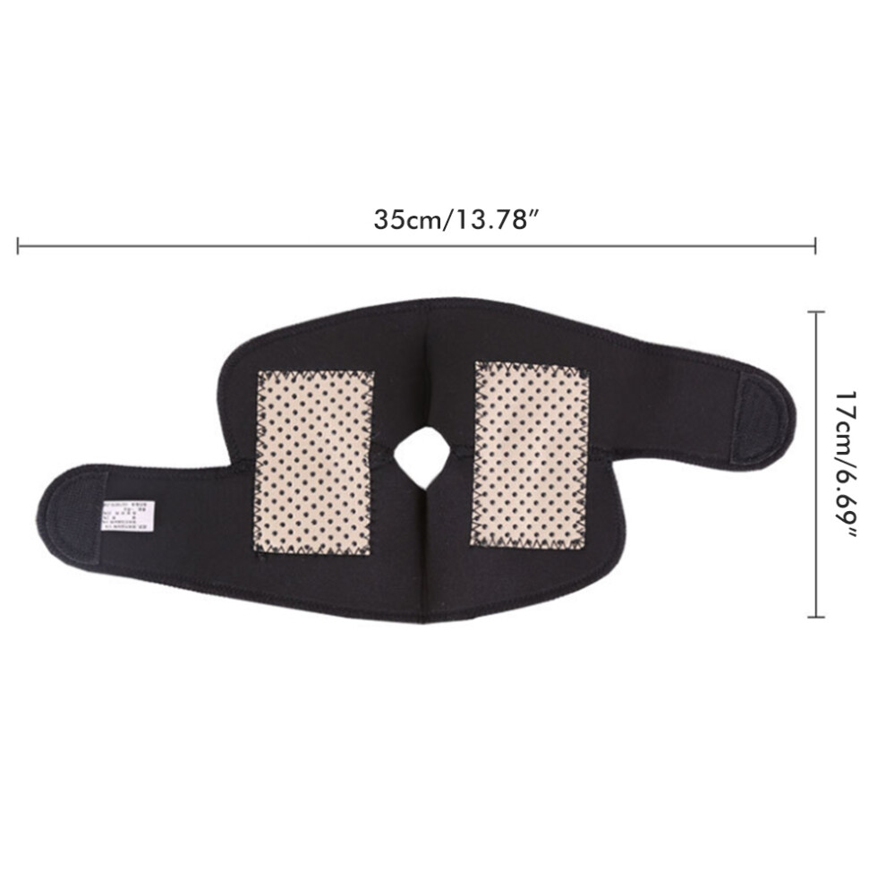 Self-Heating Ankle Support Brace for Circulation & Sprain Relief, Polyester Fiber