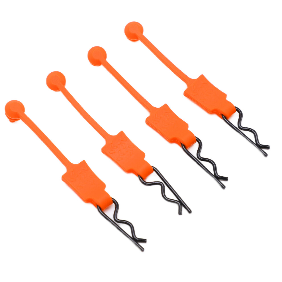 Rc Car Clips Pins 4Pcs Universal Car Shell Bolt Latch Replacement Orange 8241358037467