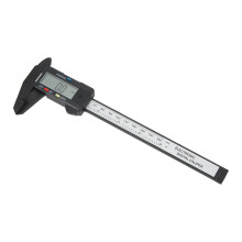 Digitaler Messschieber 0‑150 mm Carbonfaser LCD Anzeige mit Batteriefach