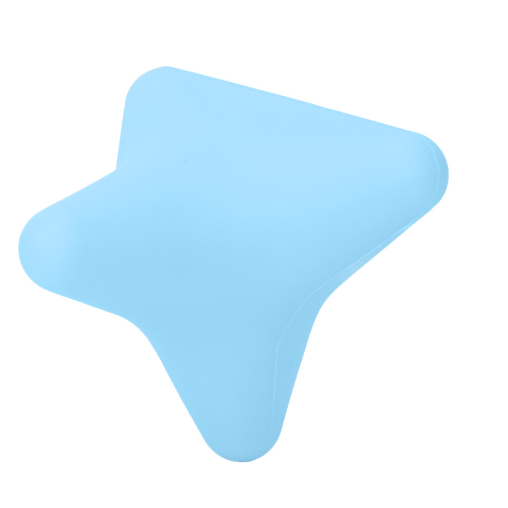 Blue Silicone Hand Massage Ball For Fascia Release And Muscle Recovery