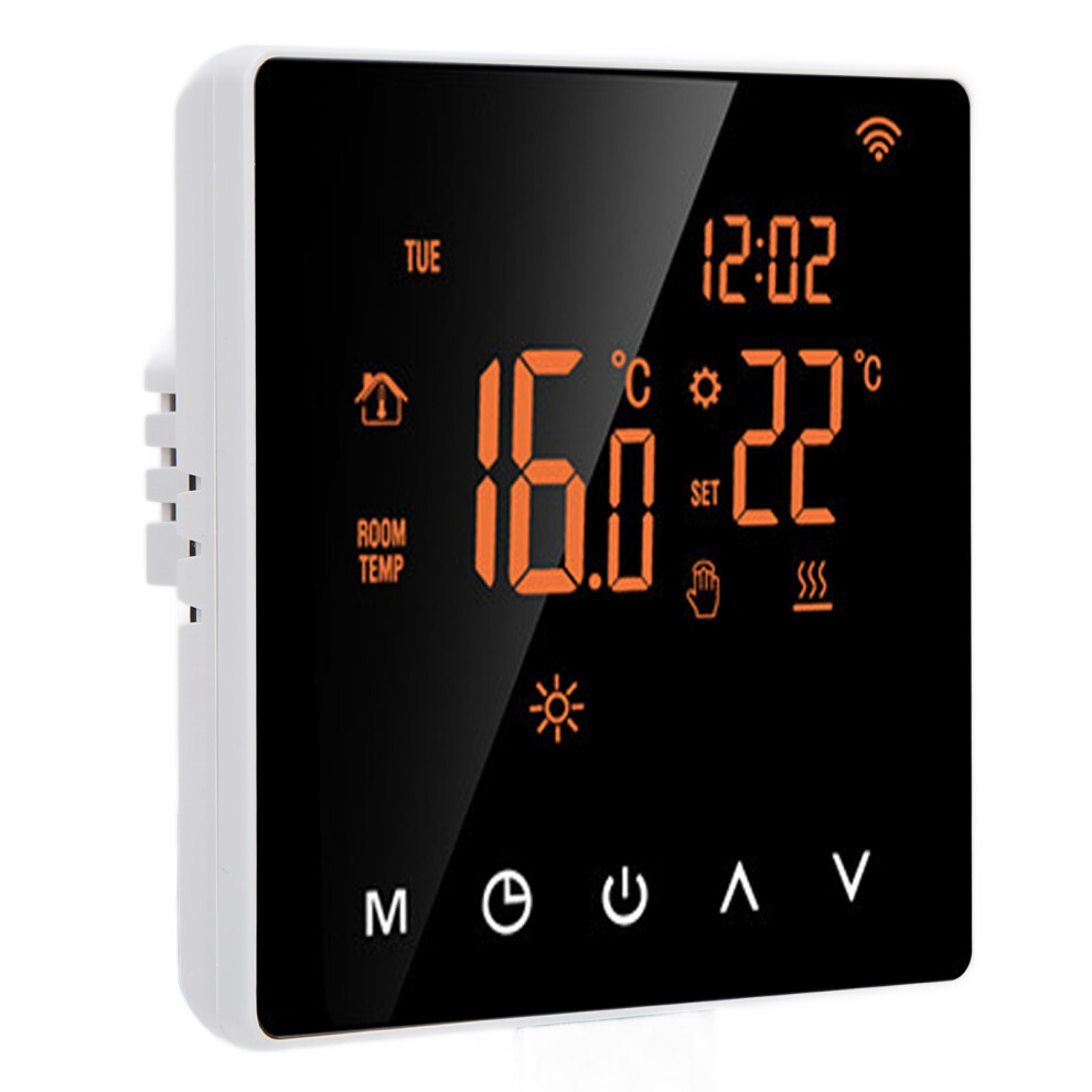 White Me81h Floor Heating Thermostat With Wifi And Voice Control 230V 16A