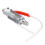 Durable Metal Hotend for 3D Printer, 0.4mm Nozzle, Silver 8