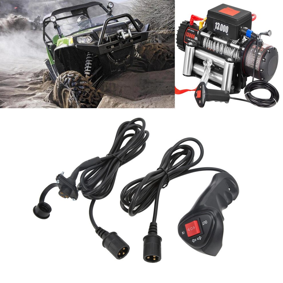 Universal Winch Remote Control Handheld Switch For Offroad Vehicles 12V/24V 5051358039315