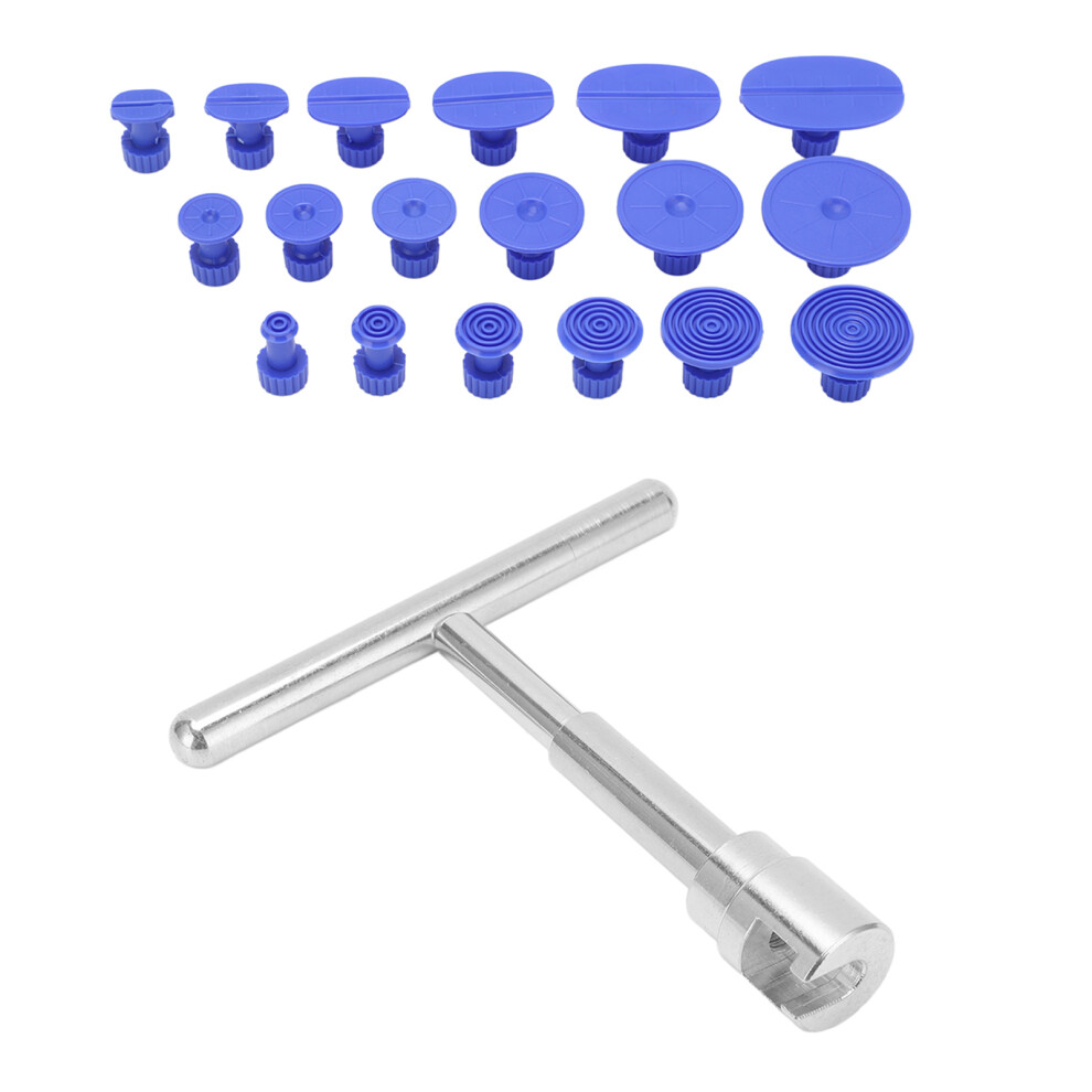 Auto Body Paintless Dent Remover T Bar Kit with 18 Pull Tabs-image-OPC-PMRD9RP-NEW