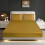(SILVER, DOUBLE) Satin Fitted Sheet Set with 2 Pillowcases - Ultra-Soft, Deep Pockets, Machine Washable 8