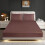 (SILVER, KING) Satin Fitted Sheet Set with 2 Pillowcases - Ultra-Soft, Deep Pockets, Machine Washable 5