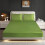 (SILVER, KING) Satin Fitted Sheet Set with 2 Pillowcases - Ultra-Soft, Deep Pockets, Machine Washable 12