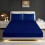 (SILVER, KING) Satin Fitted Sheet Set with 2 Pillowcases - Ultra-Soft, Deep Pockets, Machine Washable 11