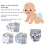 Gris ES061-SD03 Langes à poche taille unique 3-15kg 8