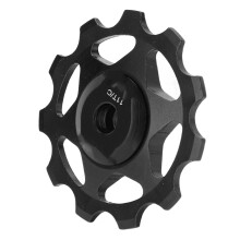 Mountainbike-Schaltwerk-Kastenschraube 11T Aluminium Stahllager, Schwarz
