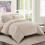 (Blue, Single) Classic Satin Stripe Duvet Cover Set with Pillowcase Soft Breathable Flat Weave Double Grey Bedding Sets, Solid Pattern, Hypoallergenic 6