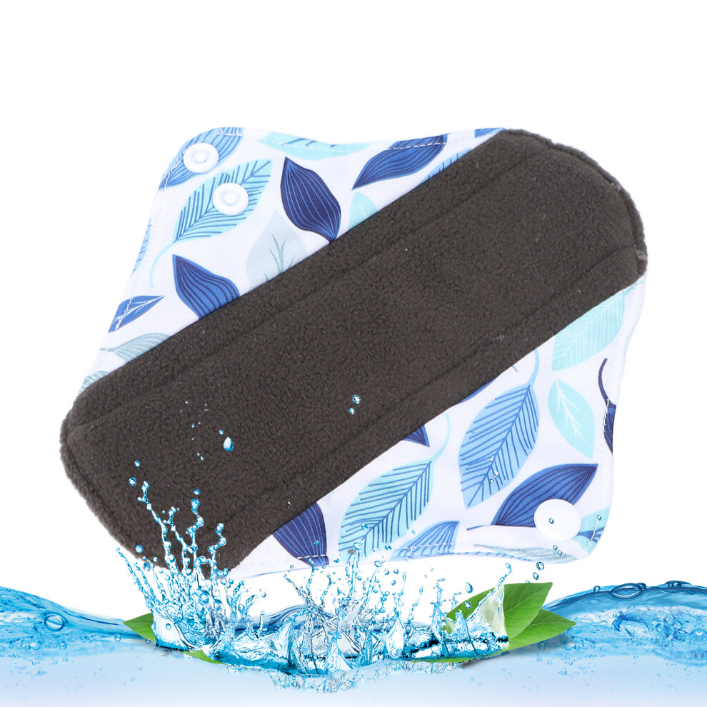 SG57 Bamboo Charcoal Reusable Sanitary Napkins - Leakproof Design