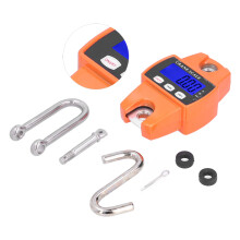 300 kg/660 lb Digitaler Aluminium-Hebeschraube mit LCD-Rücklicht, Orange