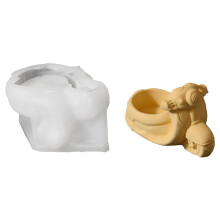 Bus Shaped Storage Box Molds Succulents Plant Molds Flower-B